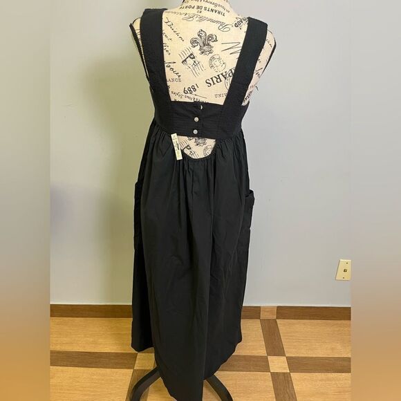 Madewell Cutout-Back Empire Midi Dress NWT Size 0 - Picture 4 of 10